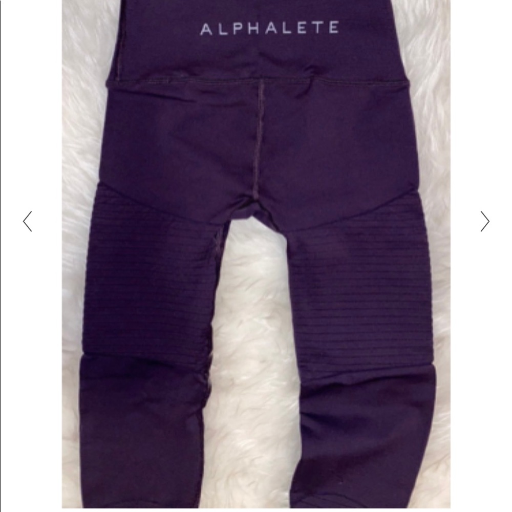 Dark purple alphalete leggings